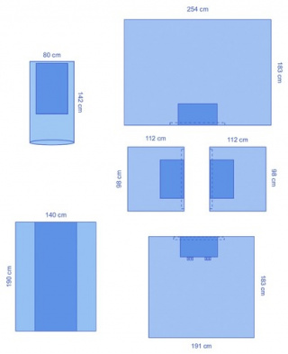 Medline Universal-Set 2 "Eclipse" verstärkt 6-teilig