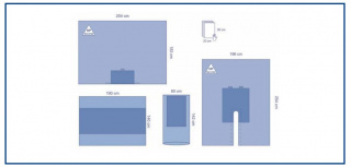 Medline Universalschlitztuch-Set "Ultimate" 8-teilig